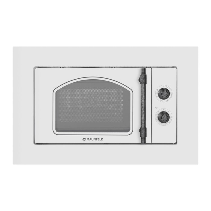 Микроволновая печь встраиваемая MAUNFELD JBMO.20.5ERWAS, 1080 Вт, 20 л, белый