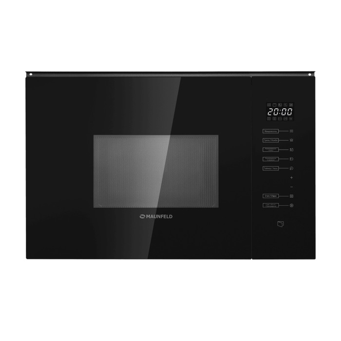 Встраиваемая микроволновая печь MAUNFELD MBMO925SGB09, 1450 Вт, 25 л, 8 режимов, чёрная